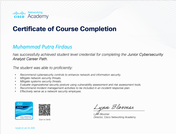 Network Fundamental Certificate