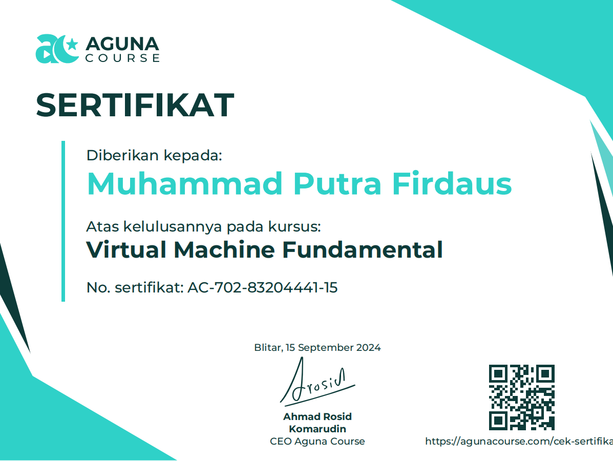 Network Fundamental Certificate